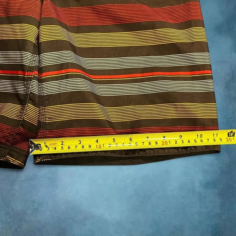 Men’s board shorts red and brown surf beachy coastal padres summer